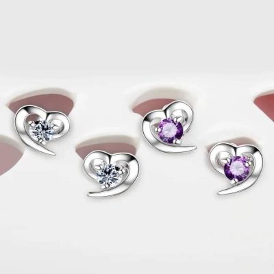 Aretes de corazon