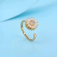 Anillo de girasol anti-estrés