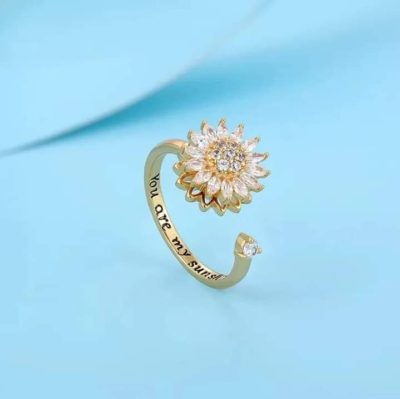 Anillo de girasol anti-estrés