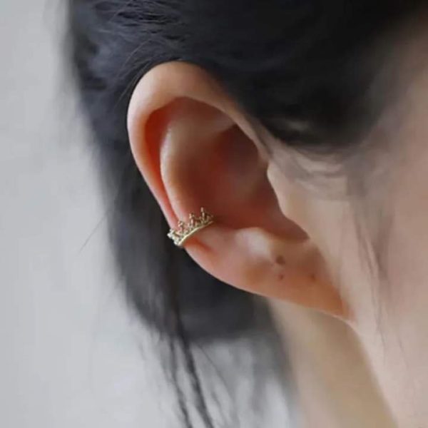 Earcuff de princesa gold - Imagen 3