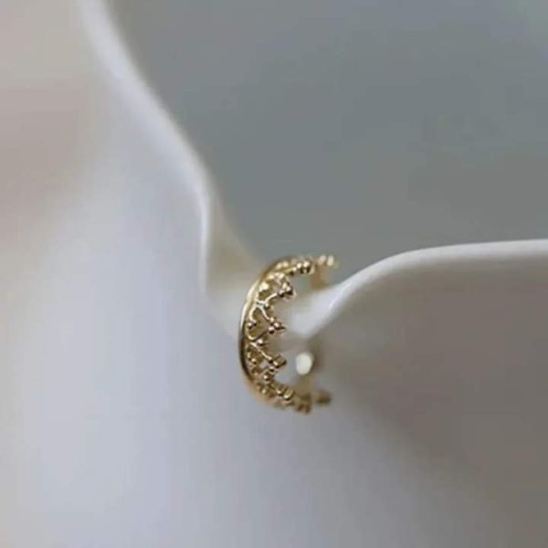 Earcuff de princesa gold - Imagen 4