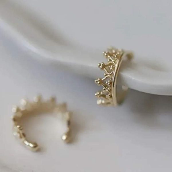 Earcuff de princesa gold