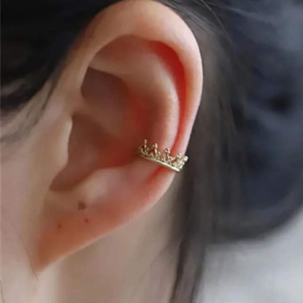 Earcuff de princesa gold - Imagen 2