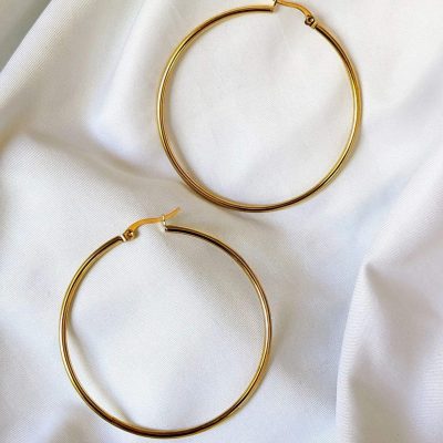 Argollas de aro gold - Imagen 3