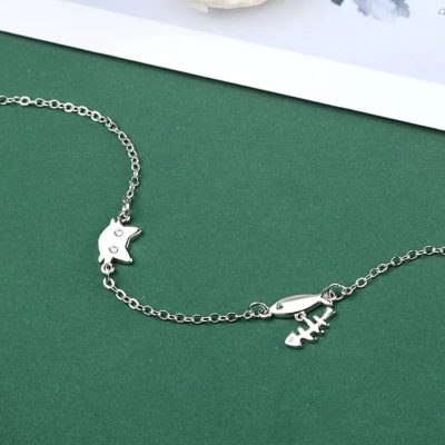 Pulsera gato y pez - Imagen 3