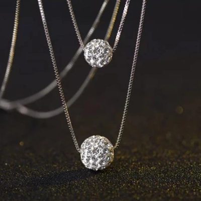 Collar doble esferas - Imagen 3
