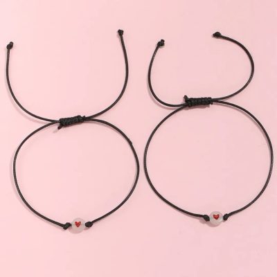 Pulseras tu y yo par de corazones - Imagen 3