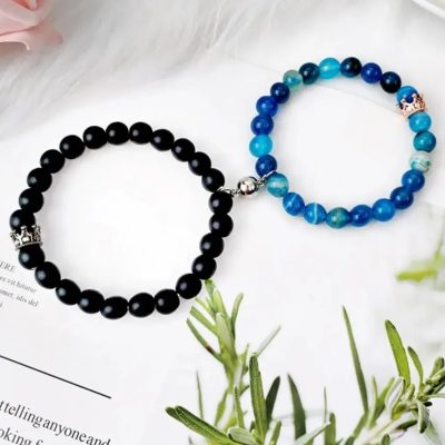 Pulseras tu y yo magnéticas King&Queen