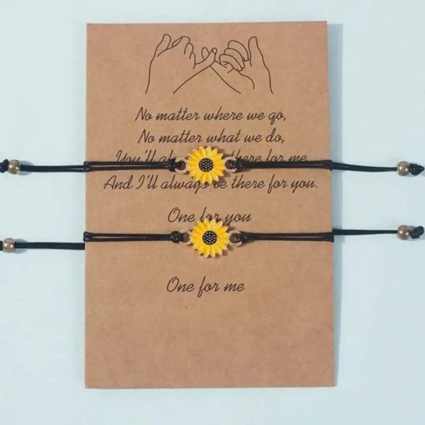 Pulseras tu y yo de girasol - Imagen 3