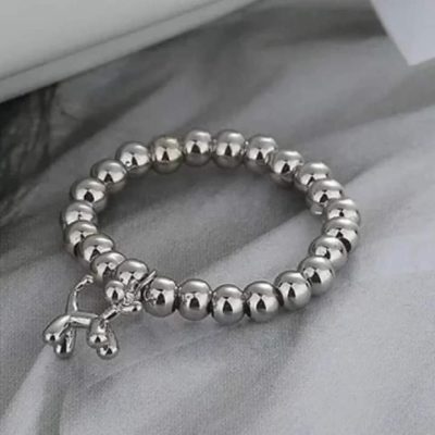 Anillo de perrito plateado - Imagen 4