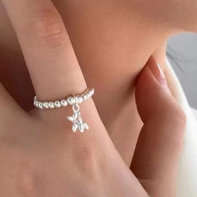 Anillo de perrito plateado - Imagen 2