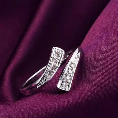 Anillo open zirconias - Imagen 4