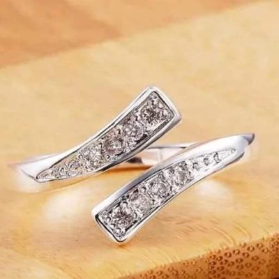 Anillo open zirconias - Imagen 2