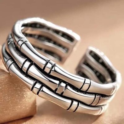 Anillo triple bambú - Imagen 4