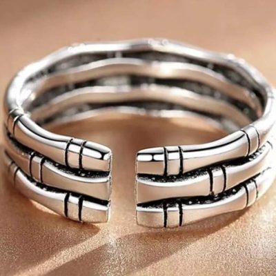 Anillo triple bambú - Imagen 3