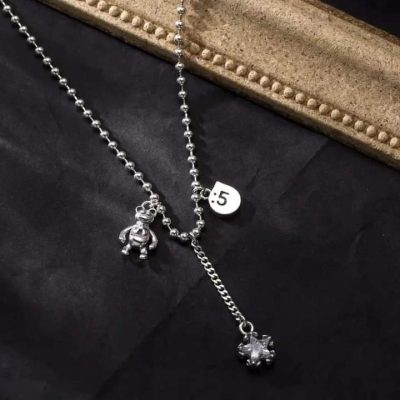 Collar link oso y estrella - Imagen 2