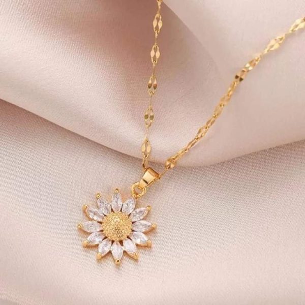 Collar girasol gold