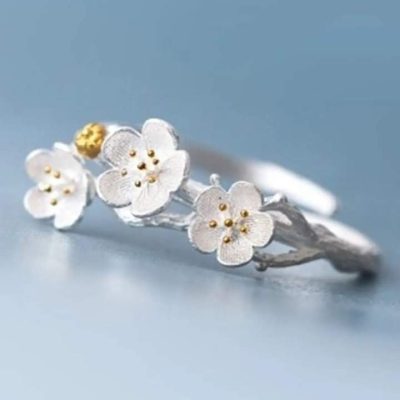 Anillo 3 flores de cerezo - Imagen 3