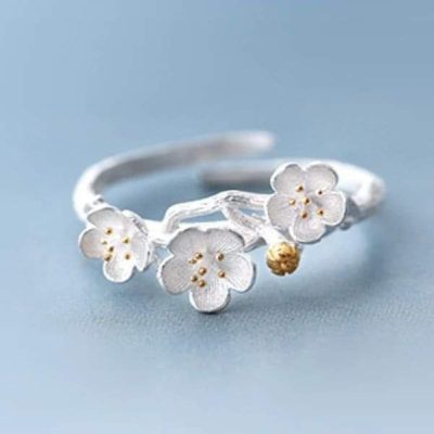 Anillo 3 flores de cerezo - Imagen 2