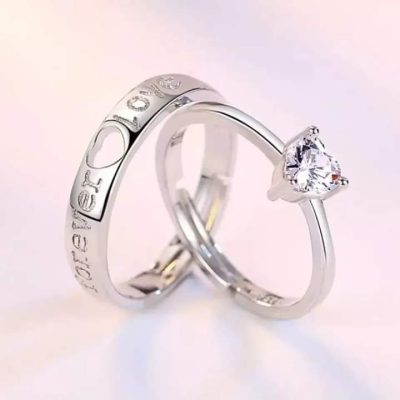 Anillo para pareja o compromiso love forever
