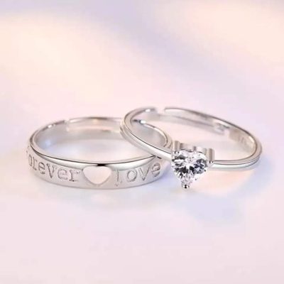 Anillo para pareja o compromiso love forever - Imagen 3