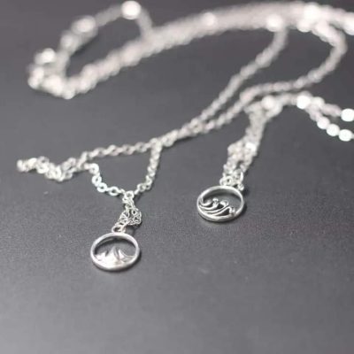 Collar para parejas mar y tierra