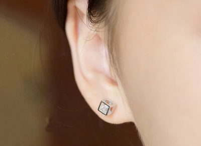 Aretes zirconia en cubo P. - Imagen 4