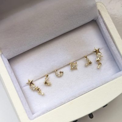 Set luna y estrellas