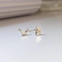 Aretes estrellita y luna