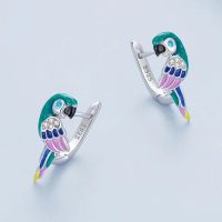 Argollas loro pistacho