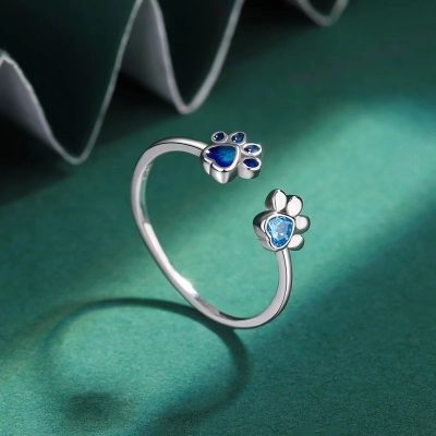 Anillo huellas de perrito - Imagen 4