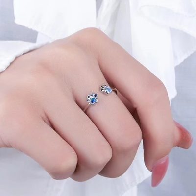 Anillo huellas de perrito - Imagen 2