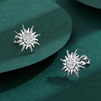 Aretes de sol plata 925