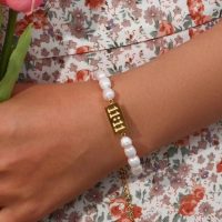 Pulsera 11:11 y perlas