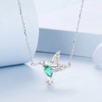 Collar de colibrí Plata 925
