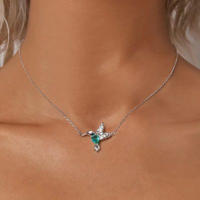 Collar de colibrí Plata 925 - Imagen 2